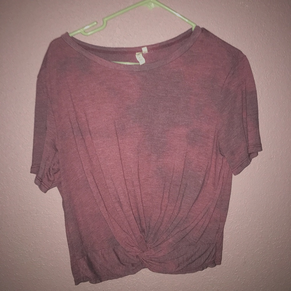 AE tie-dye crop top